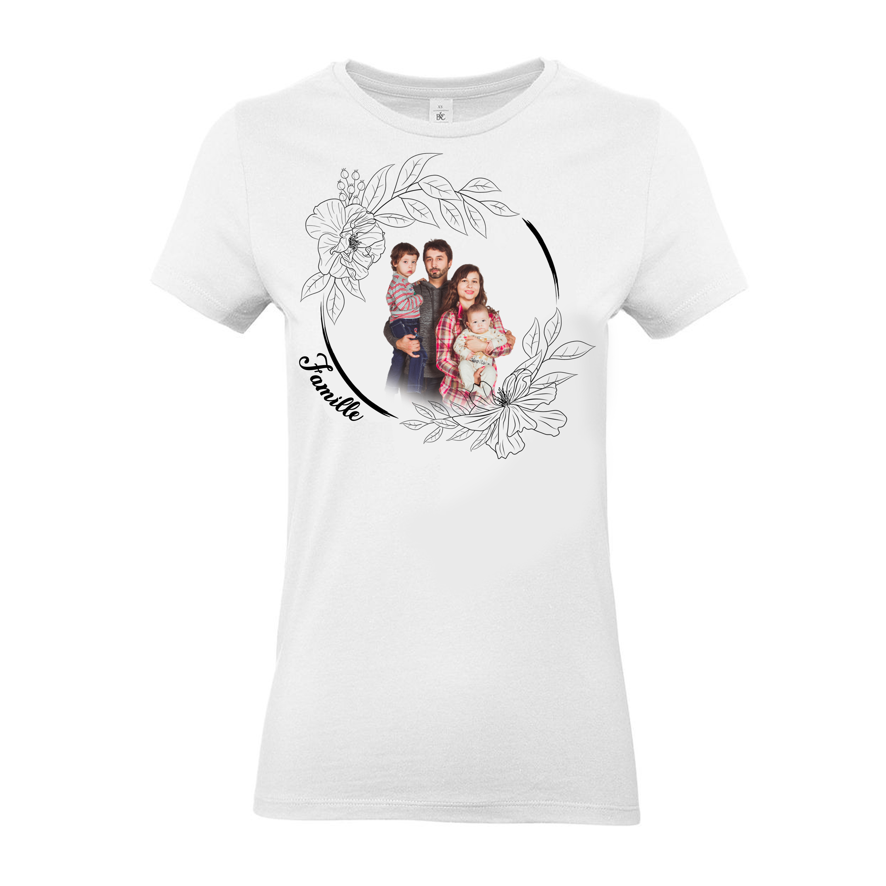 T-shirt Femme personnalisé face avant